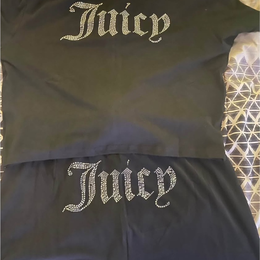 Juicy Couture Black Set with Sparkling Logo